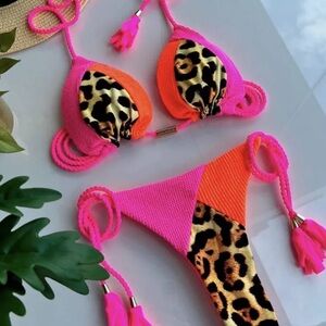 New Custom Made Two Piece Swimsuit String Bikini Exotic Stripper Dancewe…